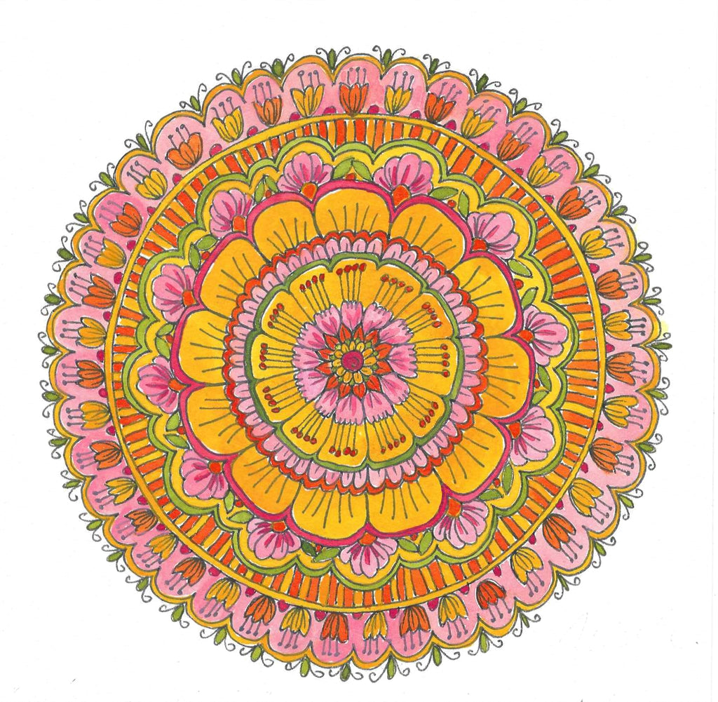 Orange Mandala Gift Card