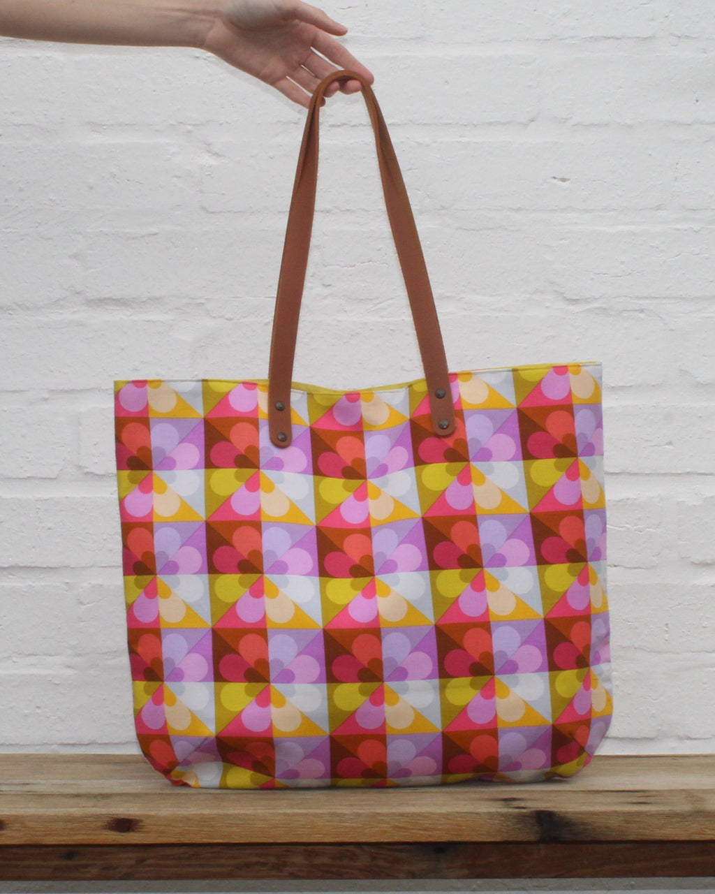 Petal Mosaic Tote Bag