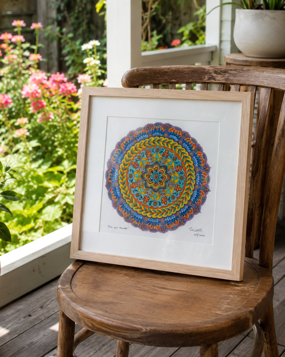 Pins & Needles Mandala Artwork