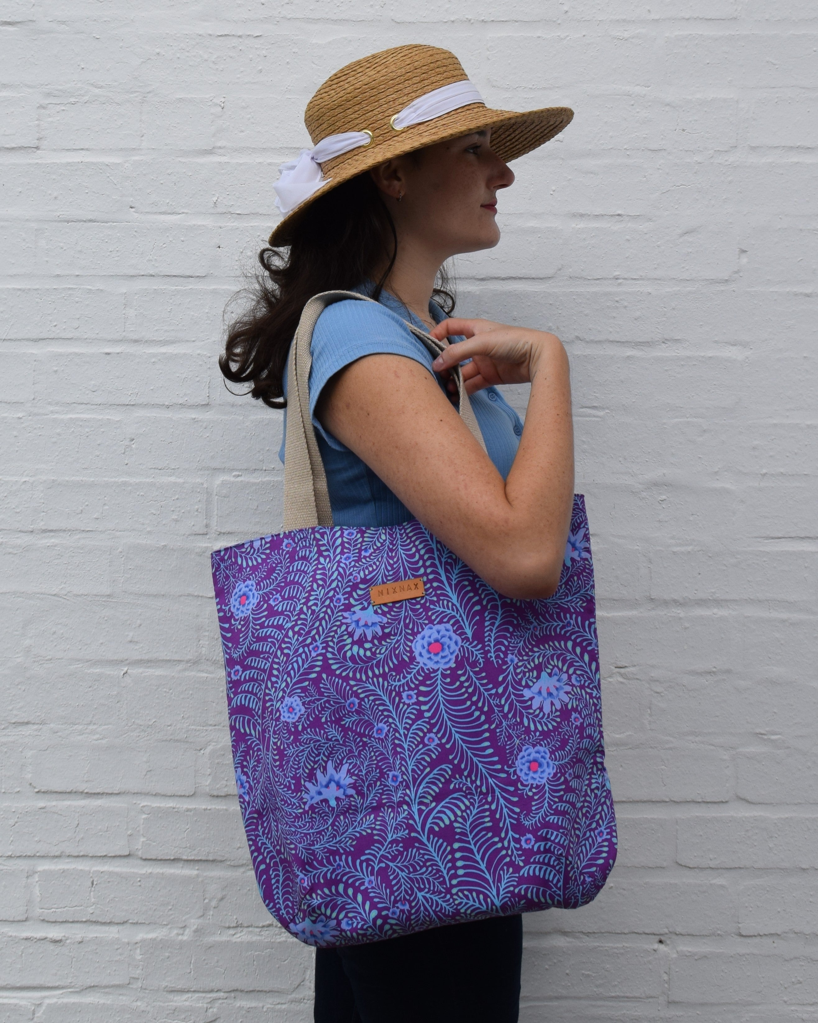 Midnight Fern Tote Bag