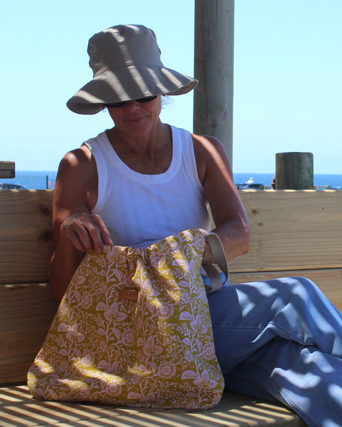 Golden Garden Tote Bag