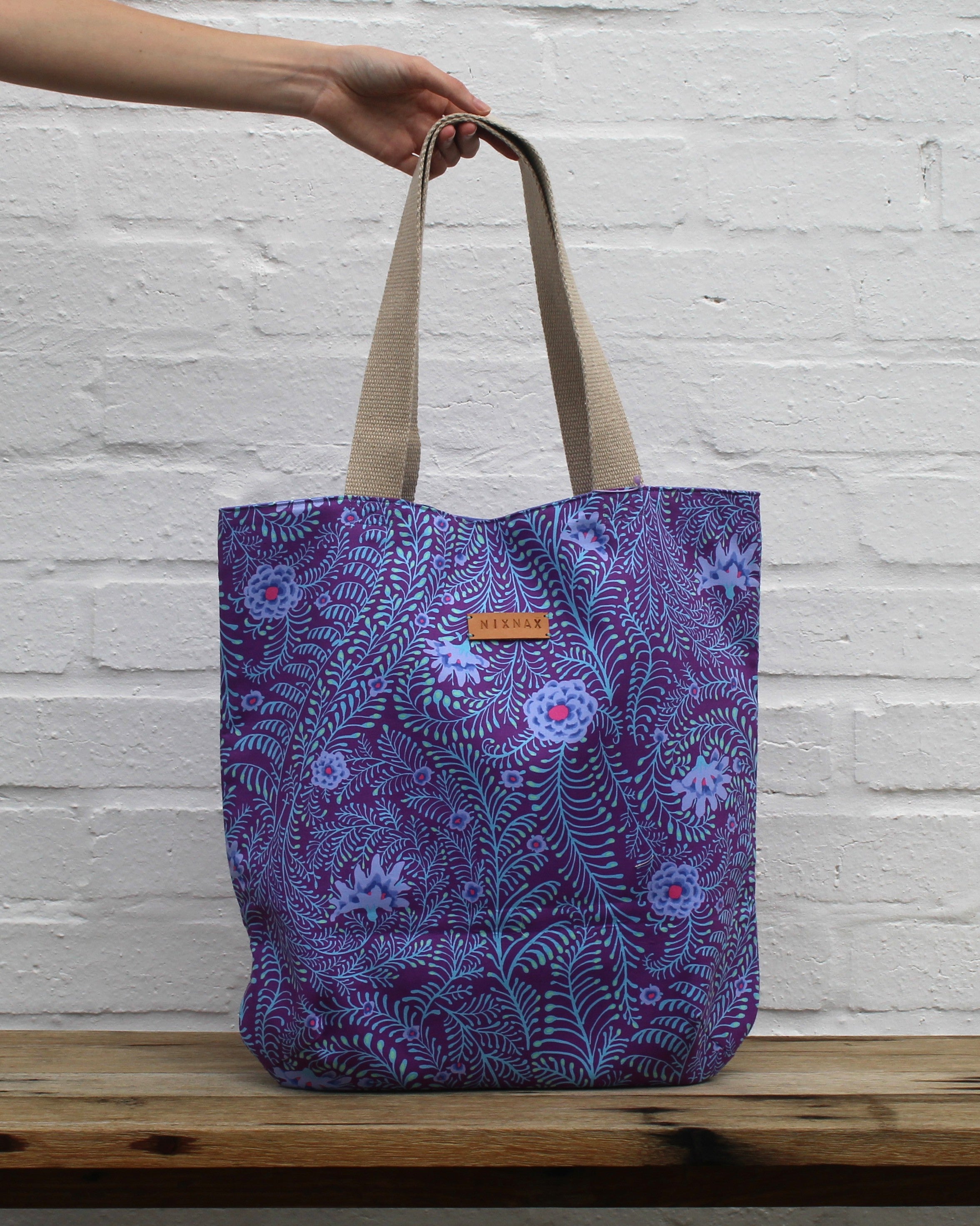 Midnight Fern Tote Bag