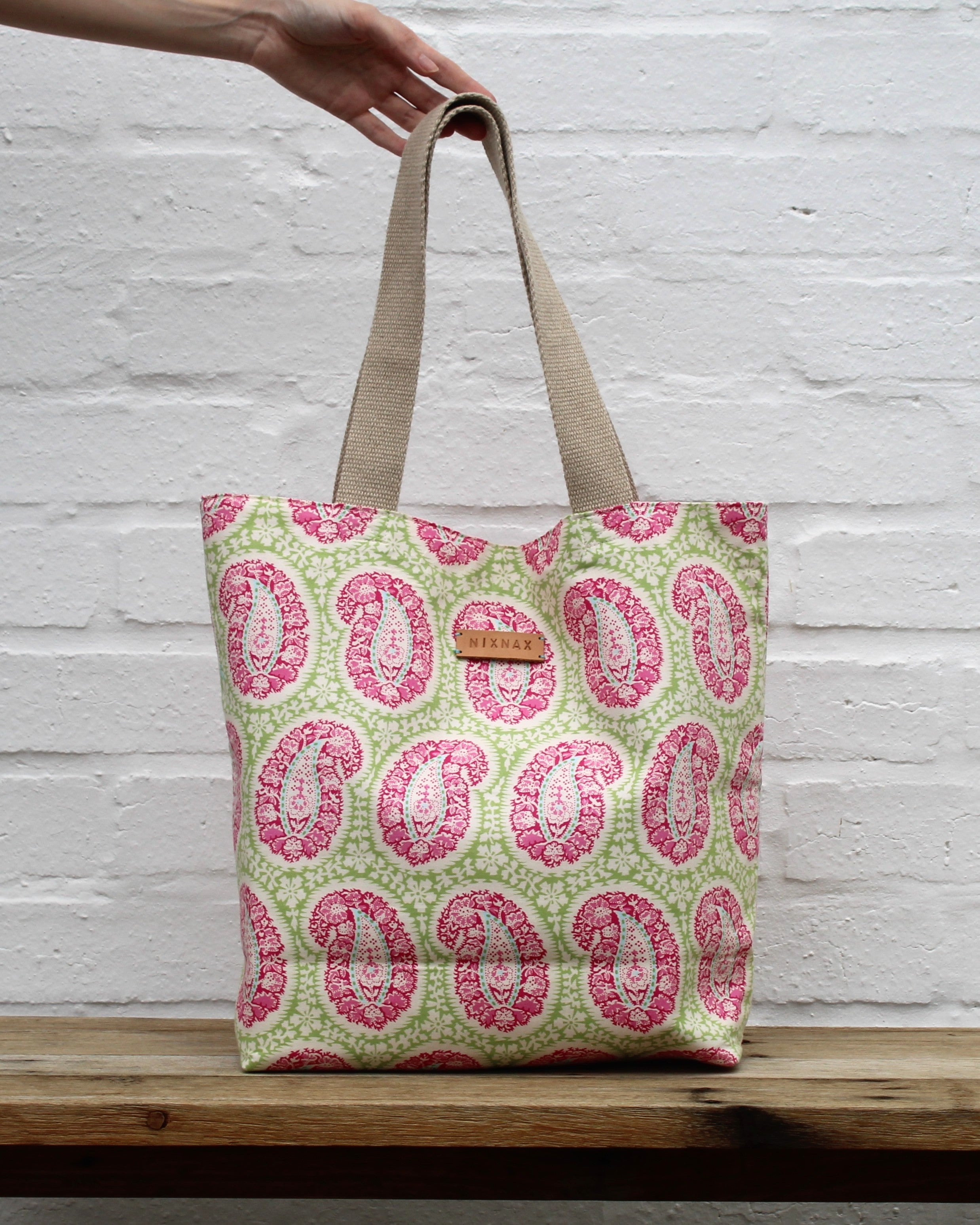 Rose Paisley Tote Bag