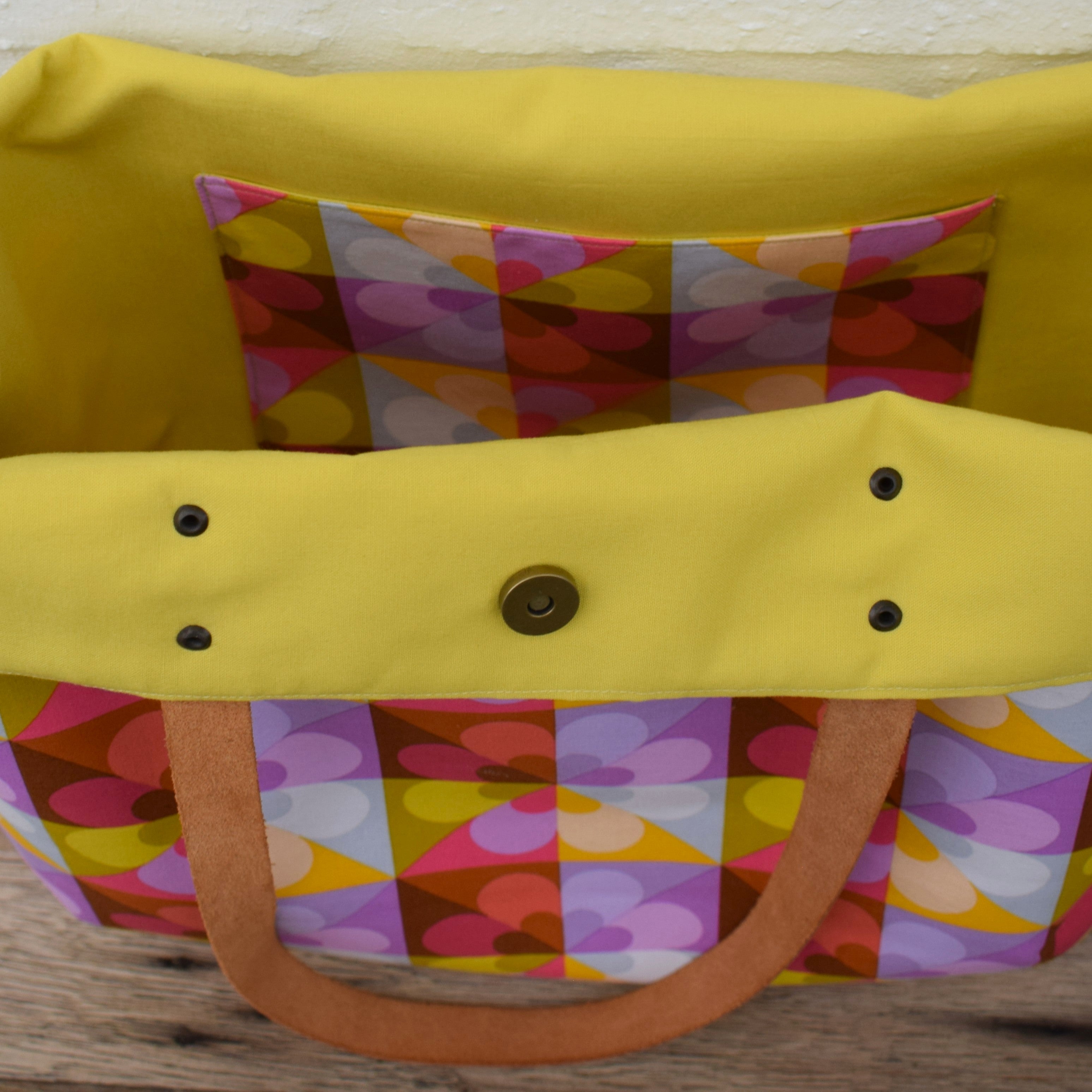Petal Mosaic Tote Bag