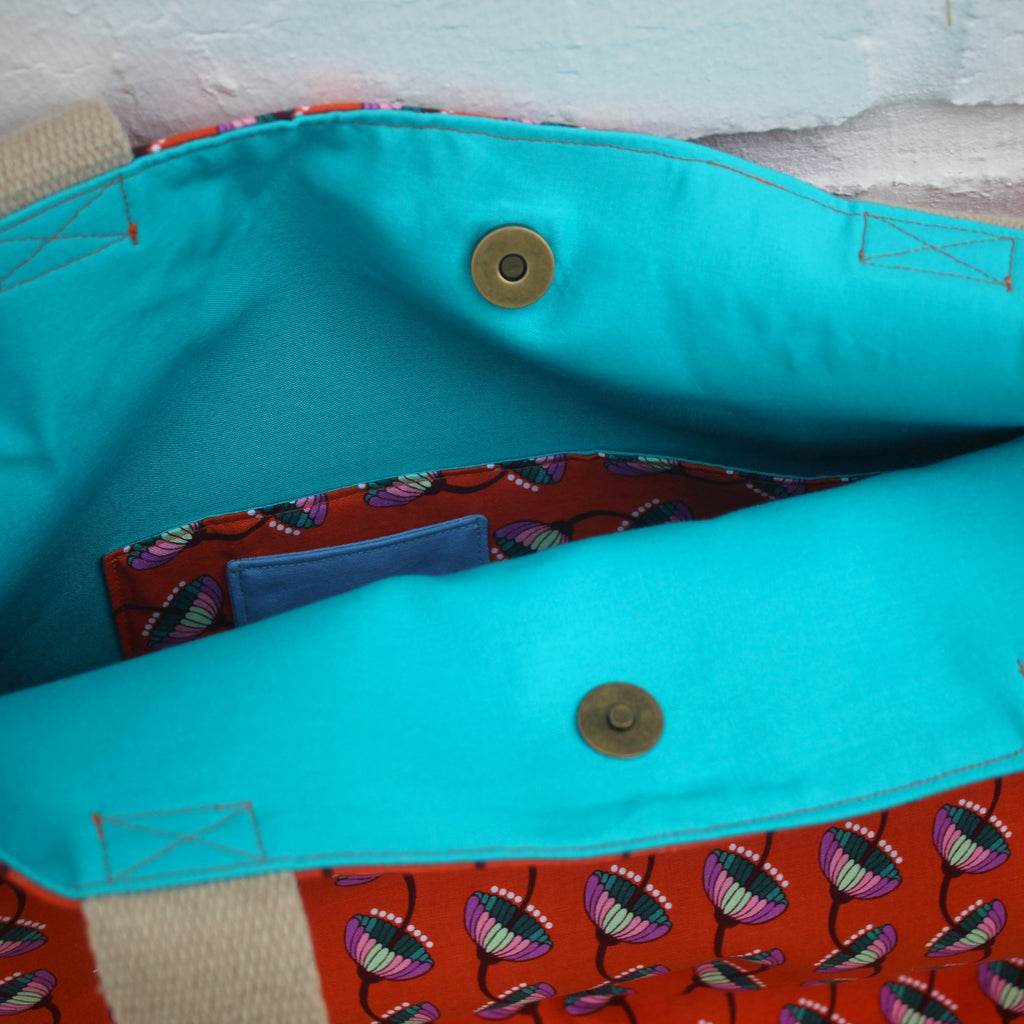 Sunset Bloom Tote Bag