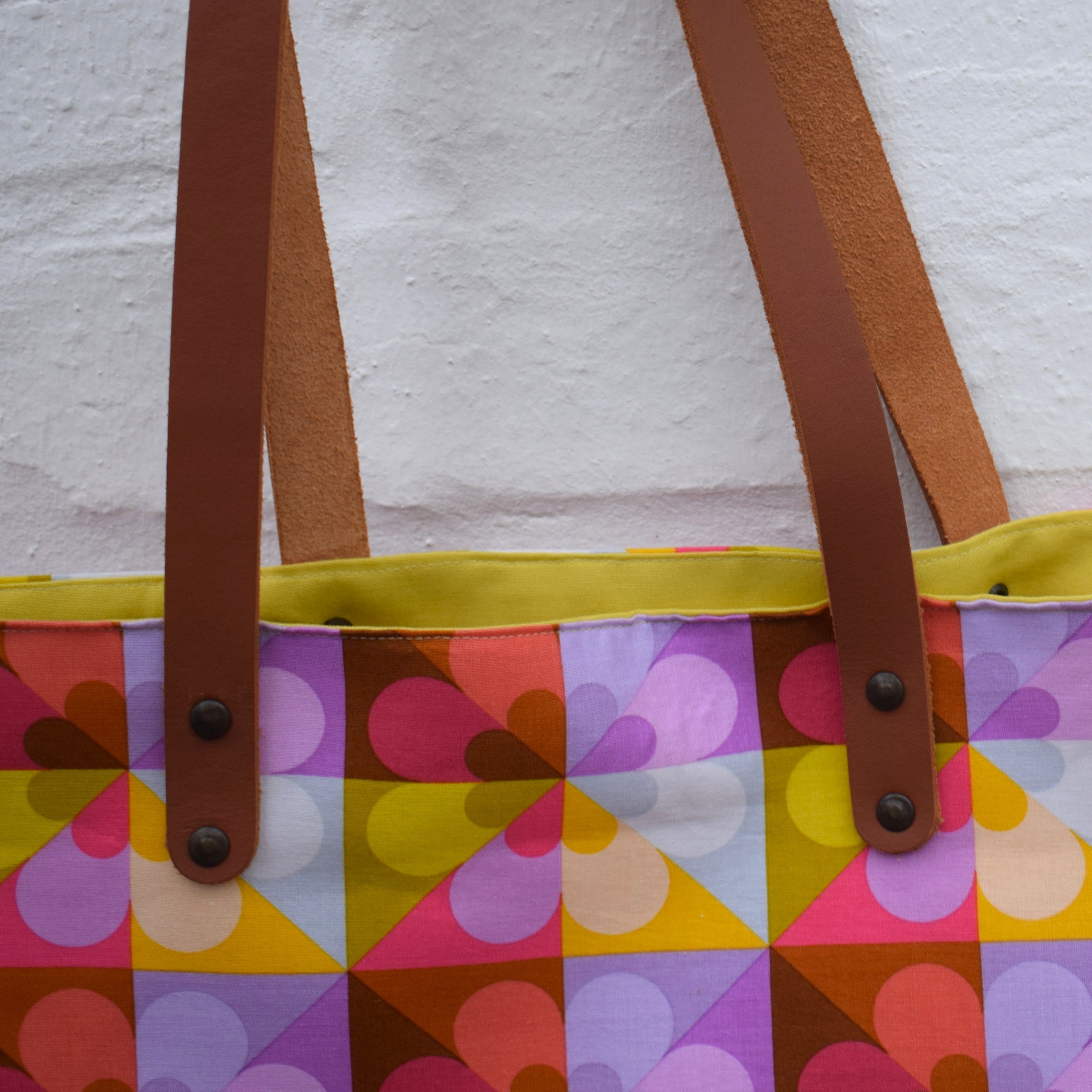 Petal Mosaic Tote Bag