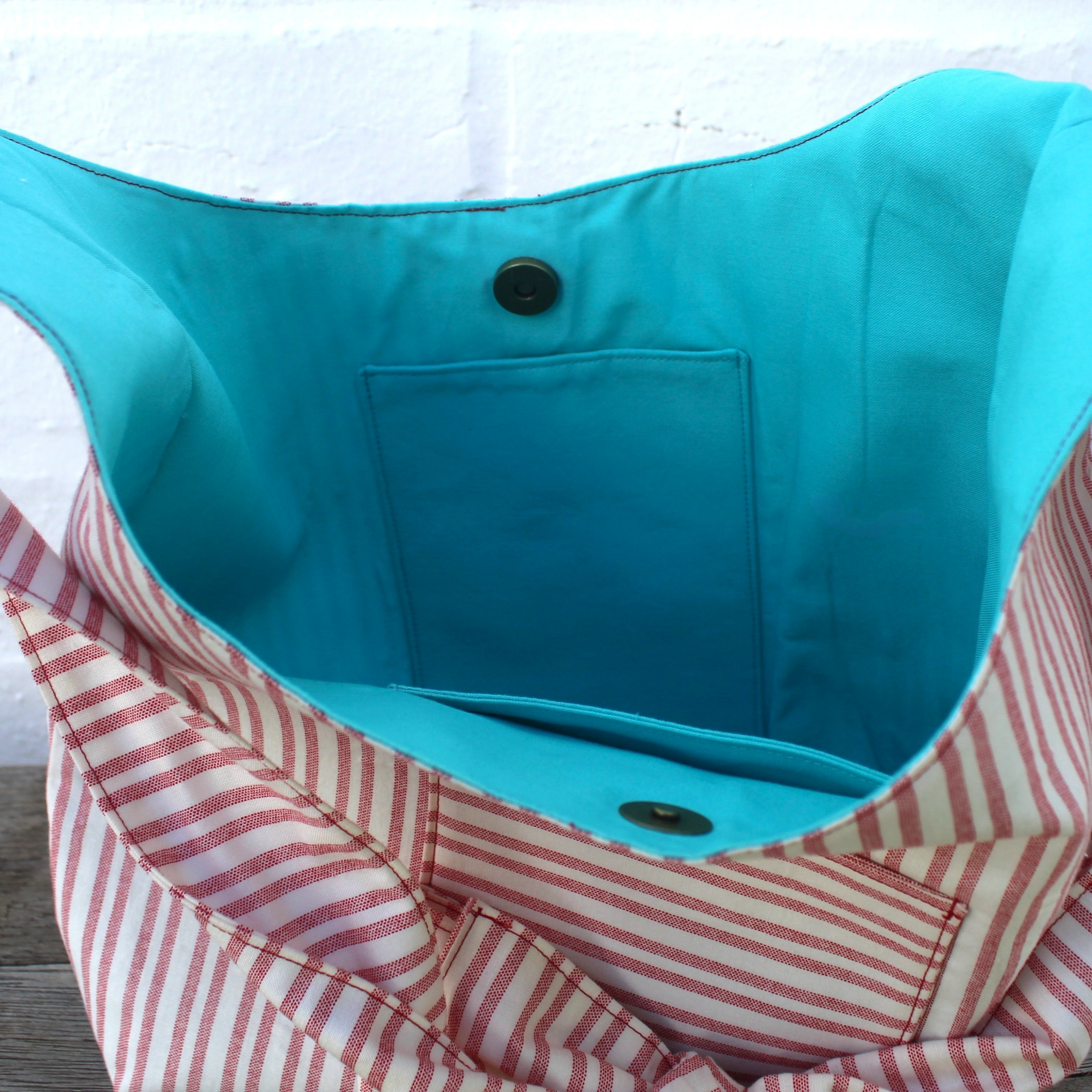 Bow-ho Cottage Stripe Petite Bag