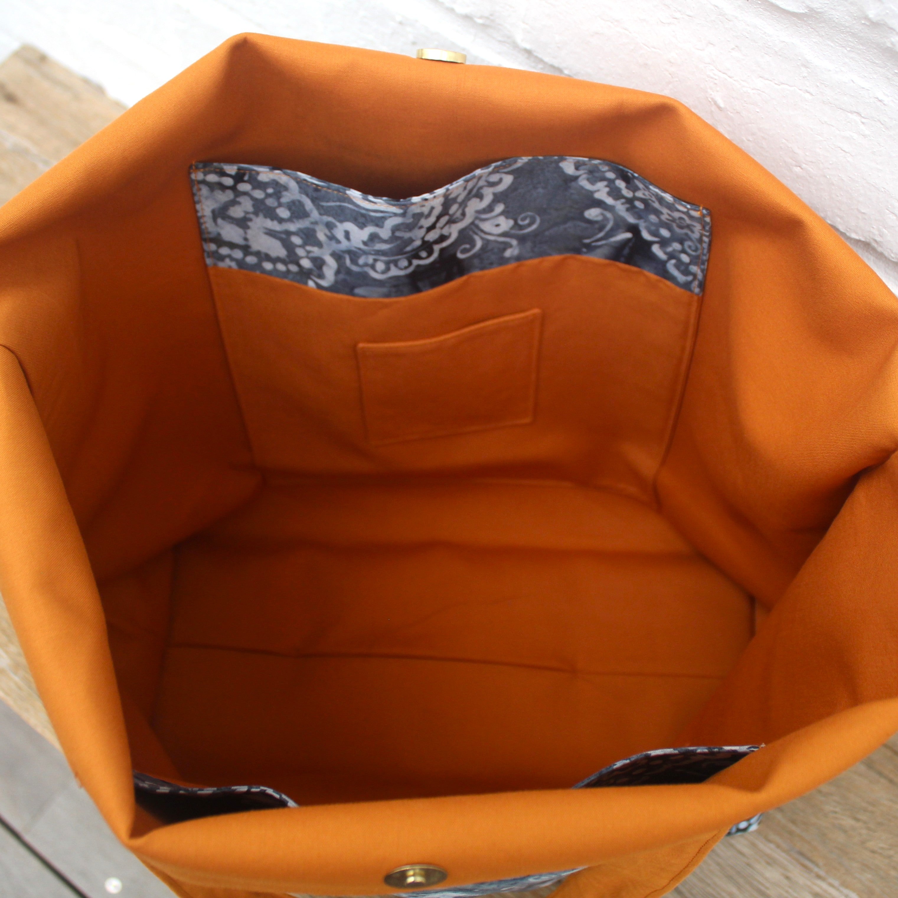 Misty Paisley Tote Bag